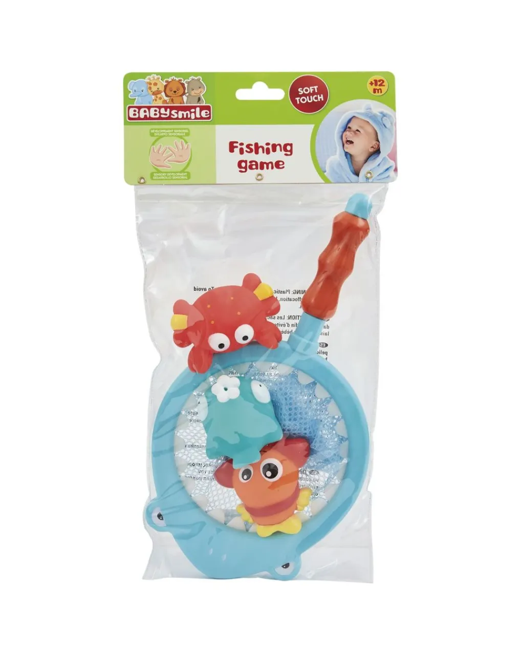Baby Smile Giochi Primi Mesi-- Retino Pesca Pesci