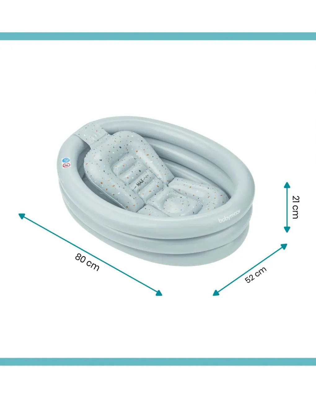 Babymoov Vaschette E Accessori-Vaschetta Gonfiabile Evolutiva Aquadots