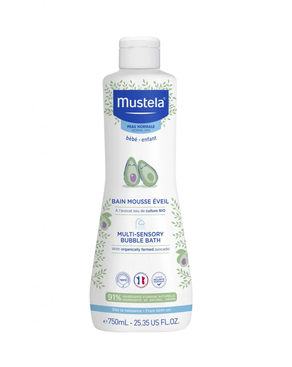 Mustela Saponi E Bagnoschiuma-Bagnetto Mille Bolle 750Ml