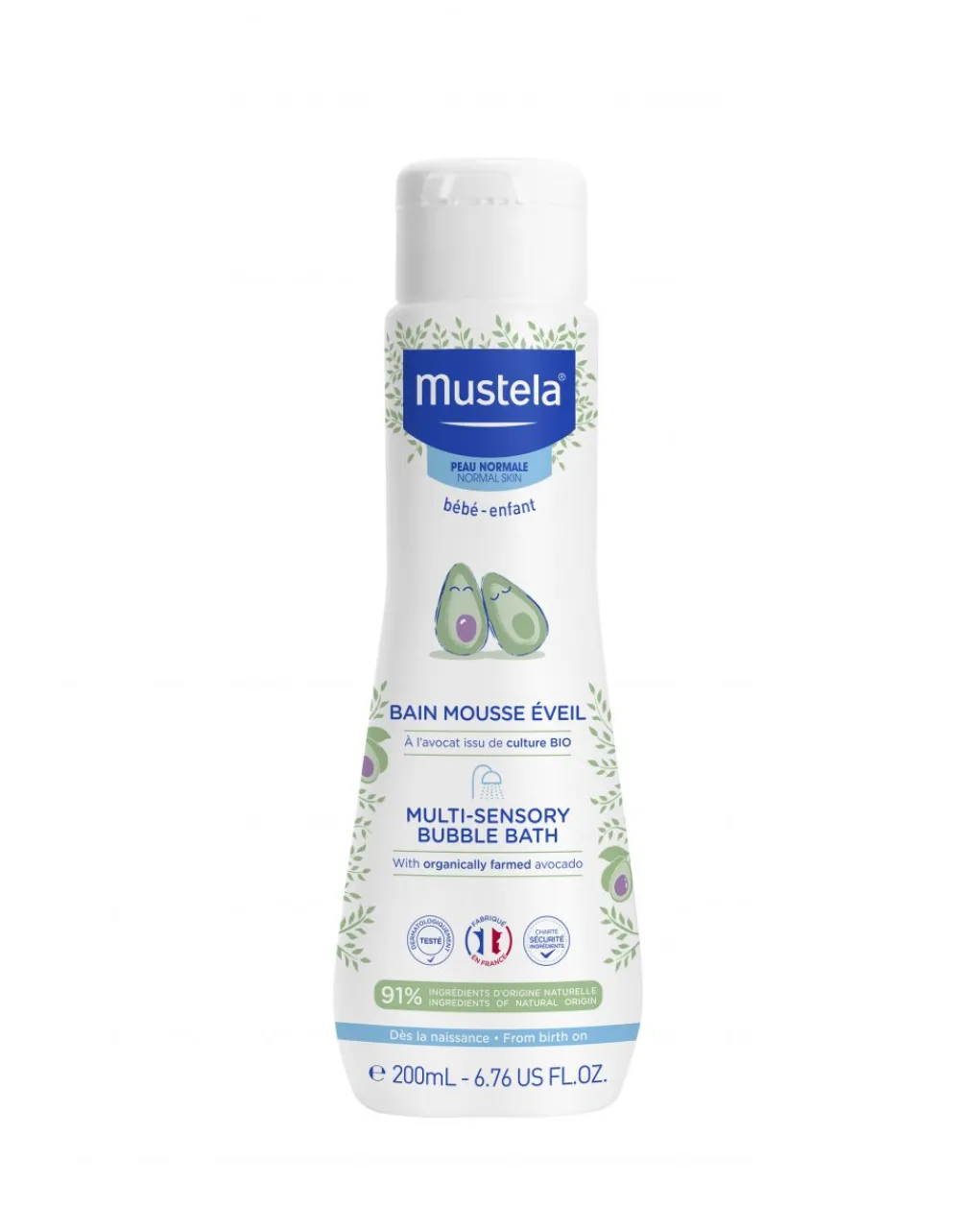 Mustela Saponi E Bagnoschiuma-Bagnetto Mille Bolle 200Ml