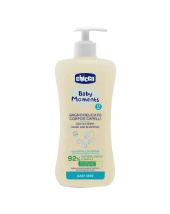 Chicco Saponi E Bagnoschiuma-Bagno Delicato Corpo E Capelli Baby Moments Baby Skin