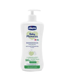 Chicco Saponi E Bagnoschiuma-Bagnodoccia Senza Lacrime Baby Moments Delicate Kids 500 Ml