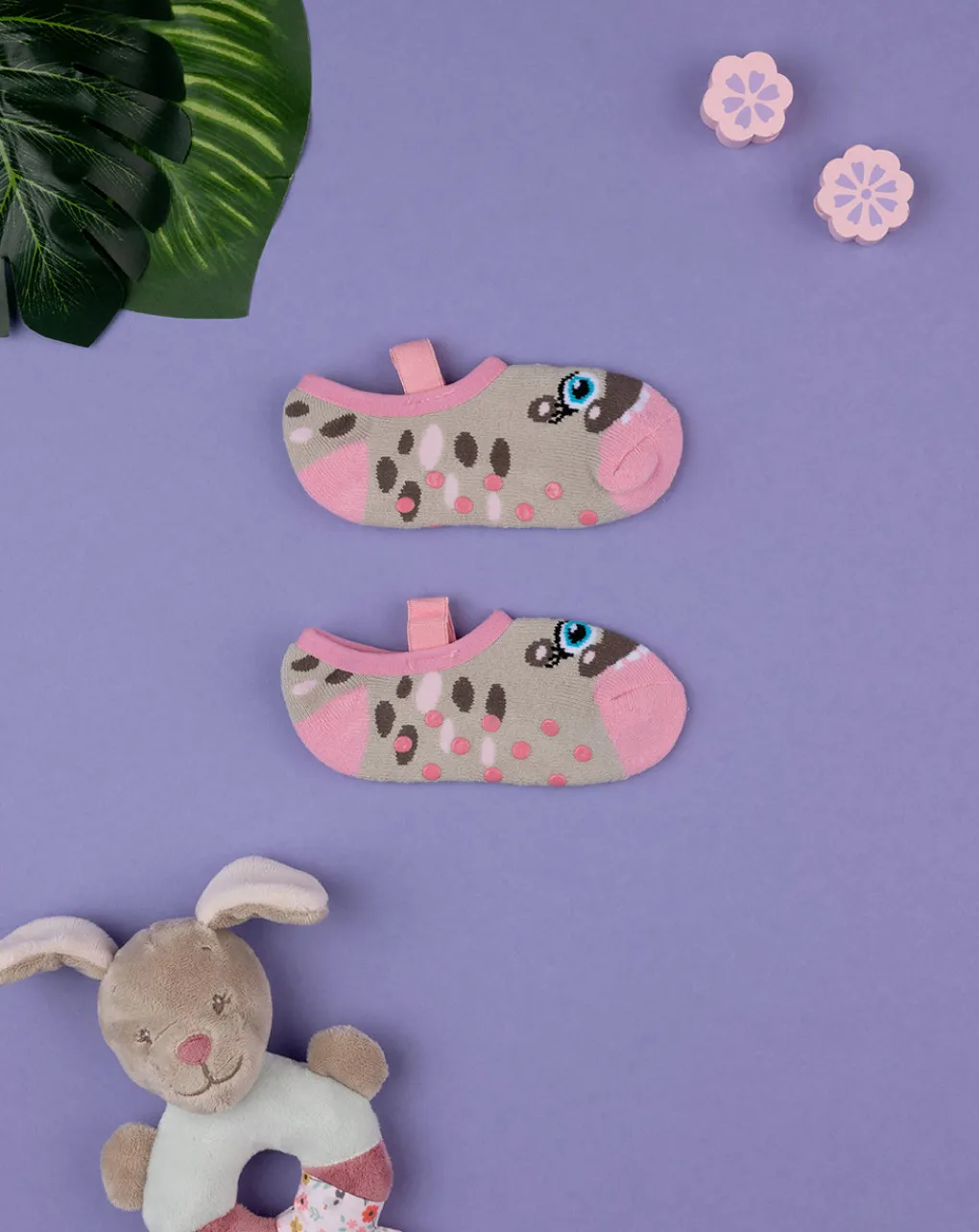 Prenatal Intimo E Calze-Ballerine Antiscivolo Bambina Ippopotamo