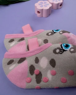 Prenatal Body Intimo E Calze-Ballerine Bimba Con Gommini E Ippopotamo