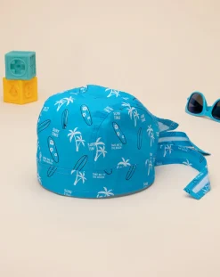 Prenatal Cappelli E Accessori-Bandana Azzurra Bimbo Palme