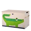 3 sprouts Complementi D'Arredo-Baule Portagiochi Con Coccodrillo