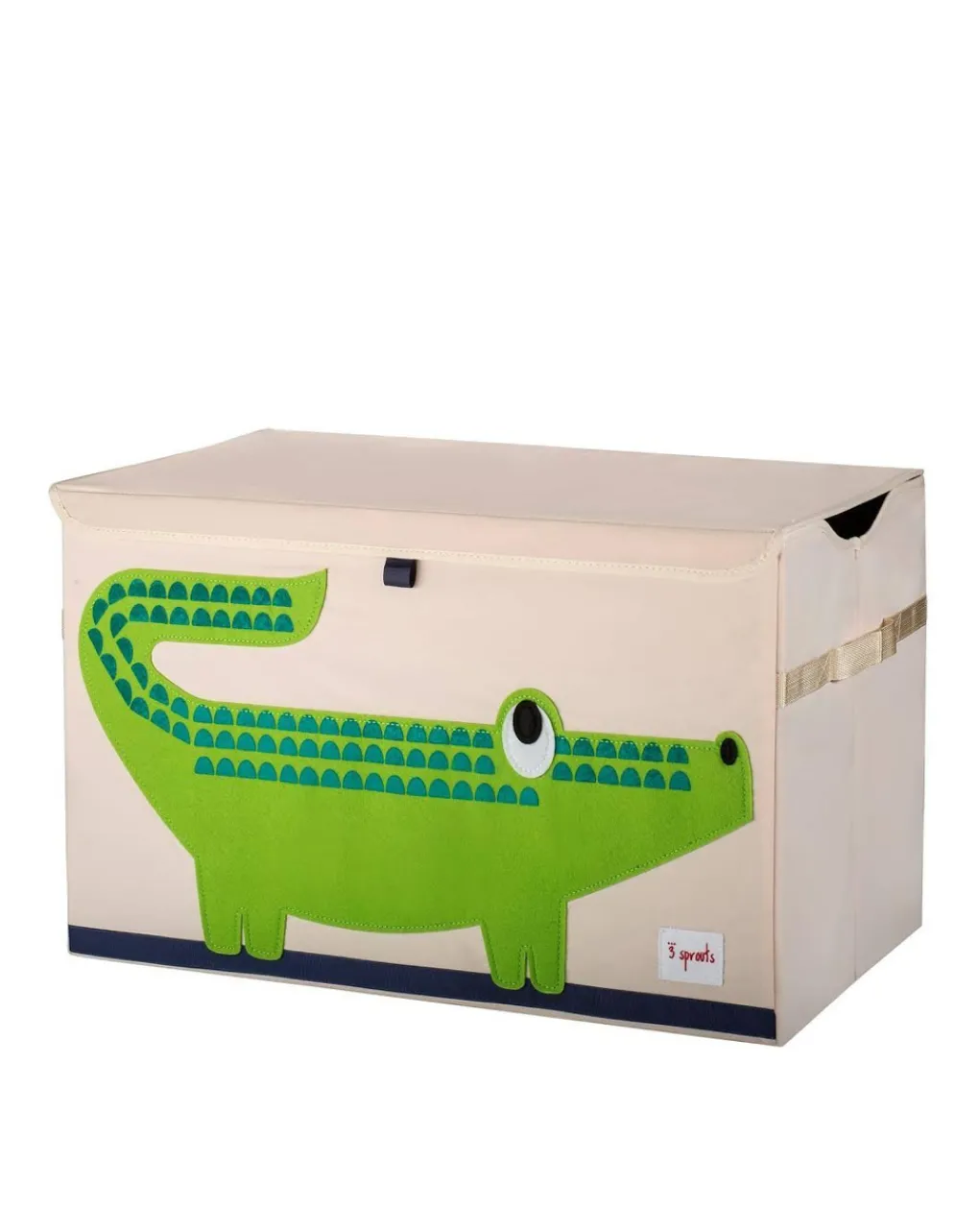 3 sprouts Complementi D'Arredo-Baule Portagiochi Con Coccodrillo