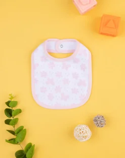 Prenatal Bavaglini-Bavaglino Bimba Fiori Rosa