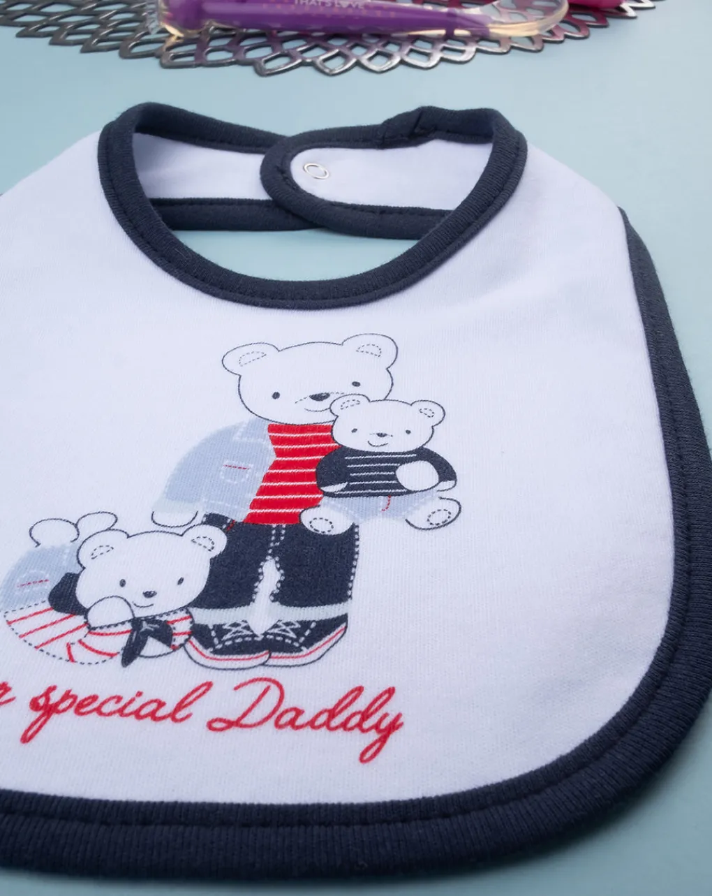 Prenatal Bavaglini-Bavaglino Bimbo Blu "Special Daddy”