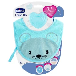 Chicco Primi Dentini-Bavaglino Con Massaggiagengive Bimbo