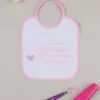 Prenatal Bavaglini-Bavaglino Spugna Bimba Rosa
