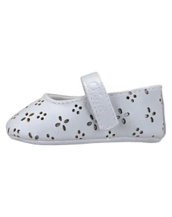 Chicco Scarpine E Calze-Bebe’/Ballerina Ollie Laserata Bianca