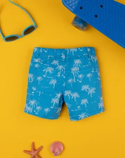 Prenatal Jeans Pantaloni E Salopette-Bermuda Azzurro Bimbo Twill Allover