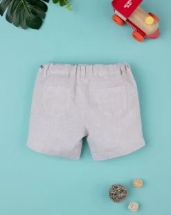 Prenatal Jeans Pantaloni E Salopette-Bermuda Bambino Elegant Lino