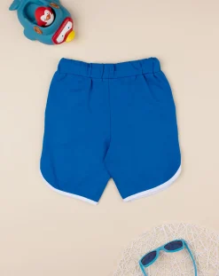 Prenatal Jeans Pantaloni E Salopette-Bermuda Bambino French Terry Blu