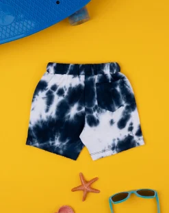 Prenatal Jeans Pantaloni E Salopette-Bermuda Bambino Tie-Dye French Terry