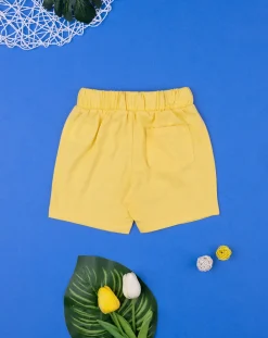 Prenatal Jeans Pantaloni E Salopette-Bermuda Bimbo Giallo Jersey Calssico