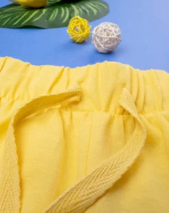 Prenatal Jeans Pantaloni E Salopette-Bermuda Bimbo Giallo Jersey Calssico