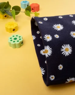 Prenatal Cappelli E Sciarpe-Berretto Bambina Blu Con Margherite