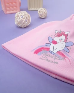 Prenatal Cappelli E Accessori-Berretto Bimba Jersey Unicorno
