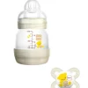 Mam Biberon-Biberon Easy Start 130Ml (Tetterella 0) + Succhietto Start Nano 0-2M