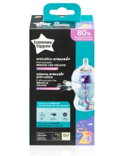Tommee Tippee Biberon-Biberon Ins Ilicone Con Sistema Anti-Colica Avanzato 260Ml