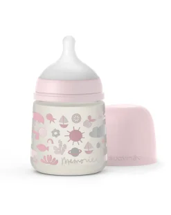 Suavinex Biberon-Biberon Memories 150Ml Silicone Tettarella Sx Pro Rosa