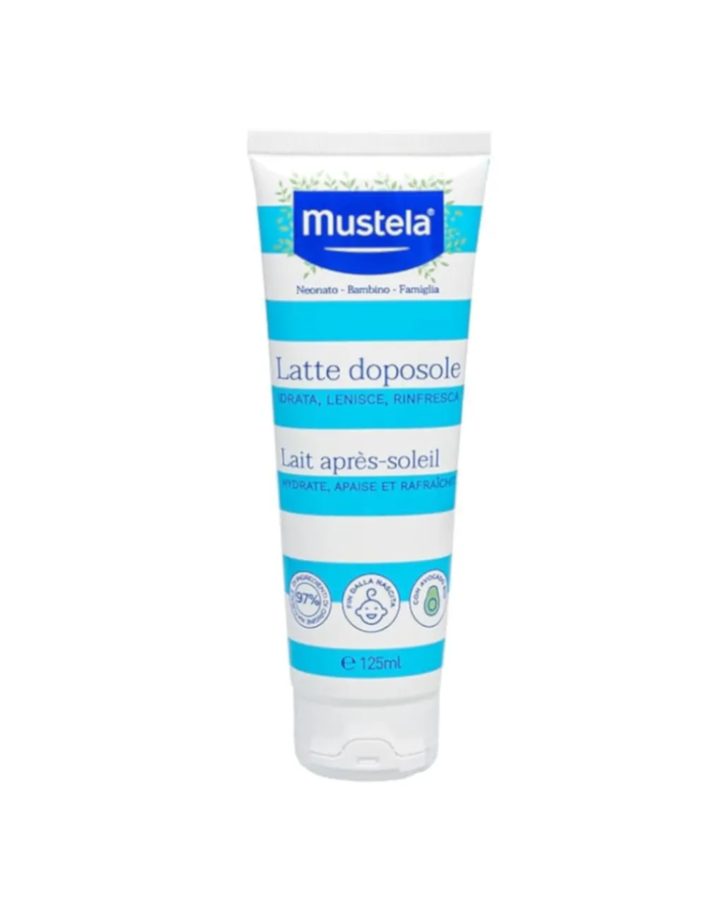Mustela Solari E Doposole-Bipack Latte Solare Protezione Molto Alta Spf50+ 100Ml + Latte Doposole 125Ml -
