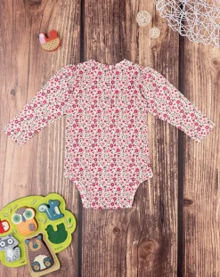 Prenatal Magliette Camicie E Body-Body Bimba In Jersey Fiori Allover