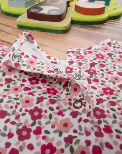 Prenatal Magliette Camicie E Body-Body Bimba In Jersey Fiori Allover