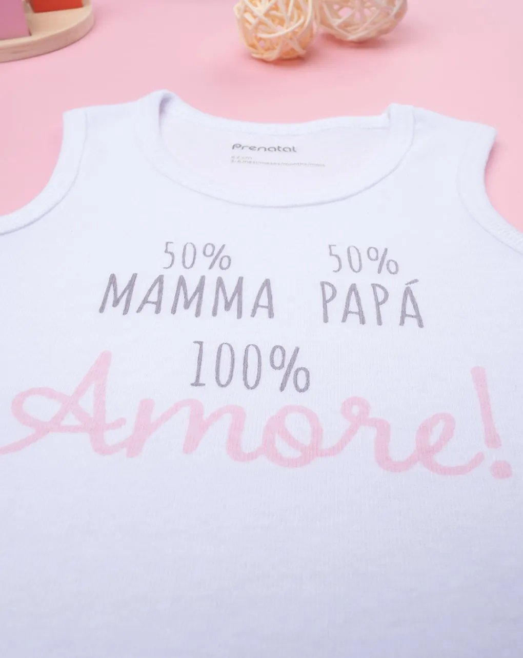 Prenatal Magliette E Body Intimi-Body Intimo Neonata Con Stampa