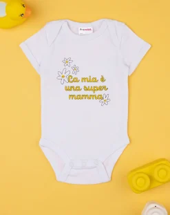 Prenatal Magliette E Body Intimi-Body Mezza Manica Neonata Con Stampa