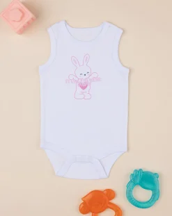 Prenatal Magliette E Body Intimi-Body Spalla Larga Bimba Con Stampa