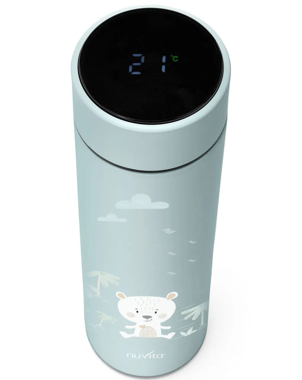 Nuvita Thermos E Contenitori Pappa-Borraccia Termica 500Ml Con Termometro Led - 4456