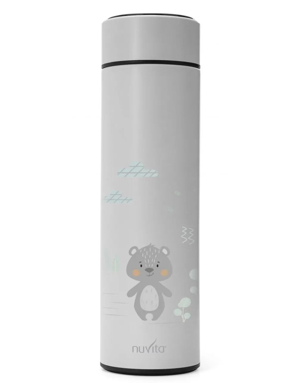 Nuvita Thermos E Contenitori Pappa-Borraccia Termica 500Ml Con Termometro Led - 4455