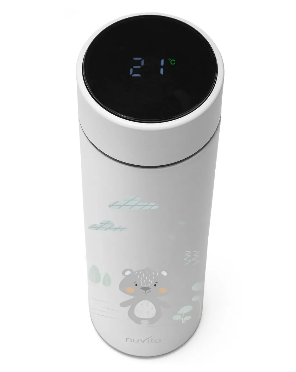 Nuvita Thermos E Contenitori Pappa-Borraccia Termica 500Ml Con Termometro Led - 4455