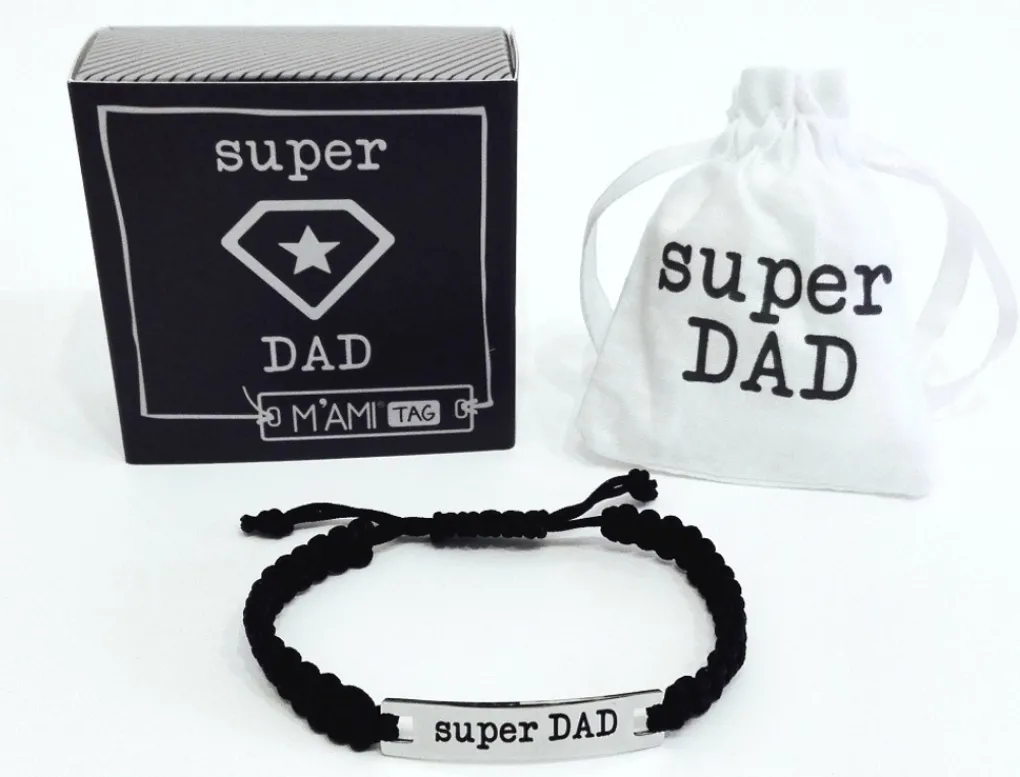 M'Ami Complementi D'Arredo-Braccialetto M’Ami Tag Super Dad