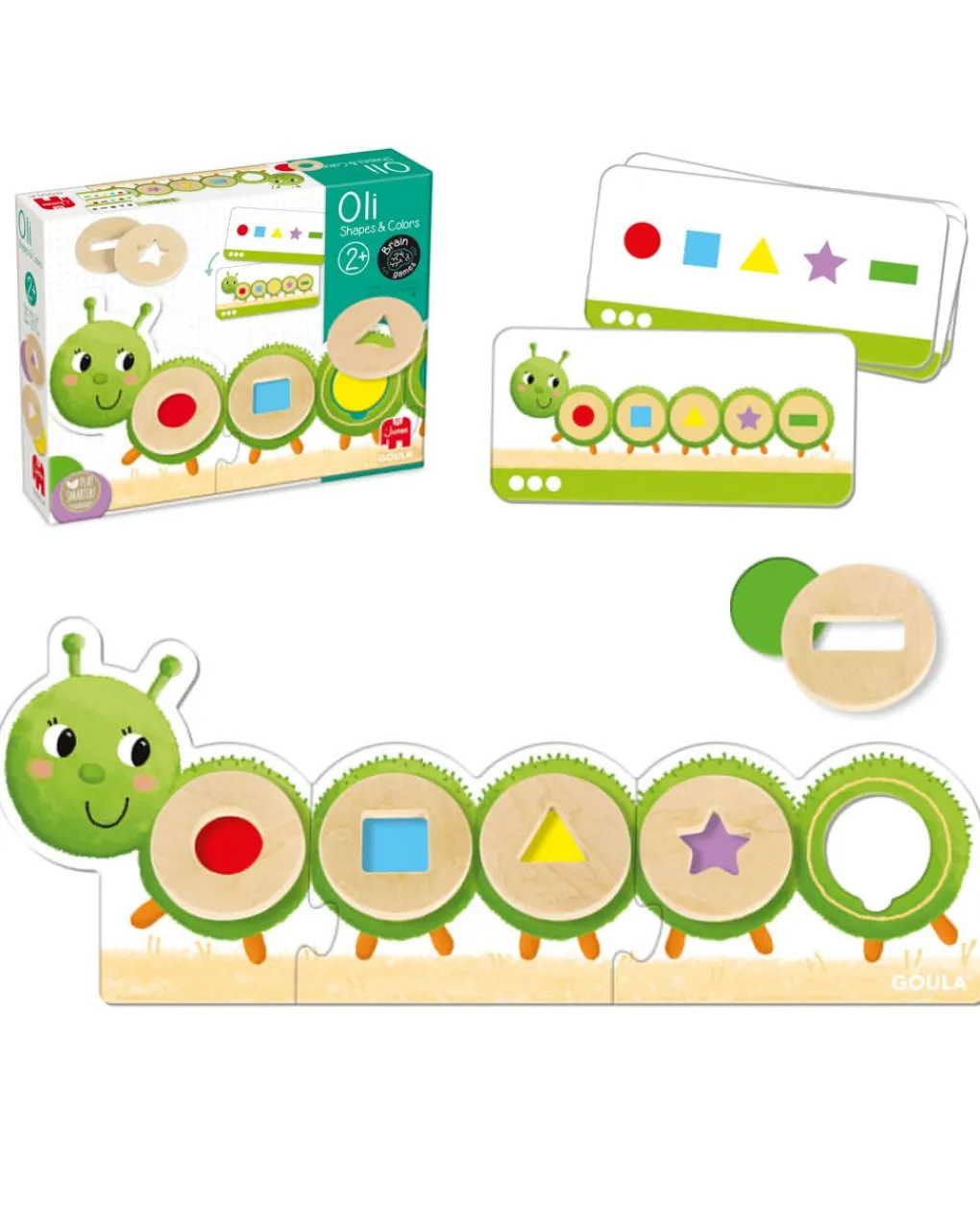Goula Giochi Primi Mesi-Bruco Forme E Colori -