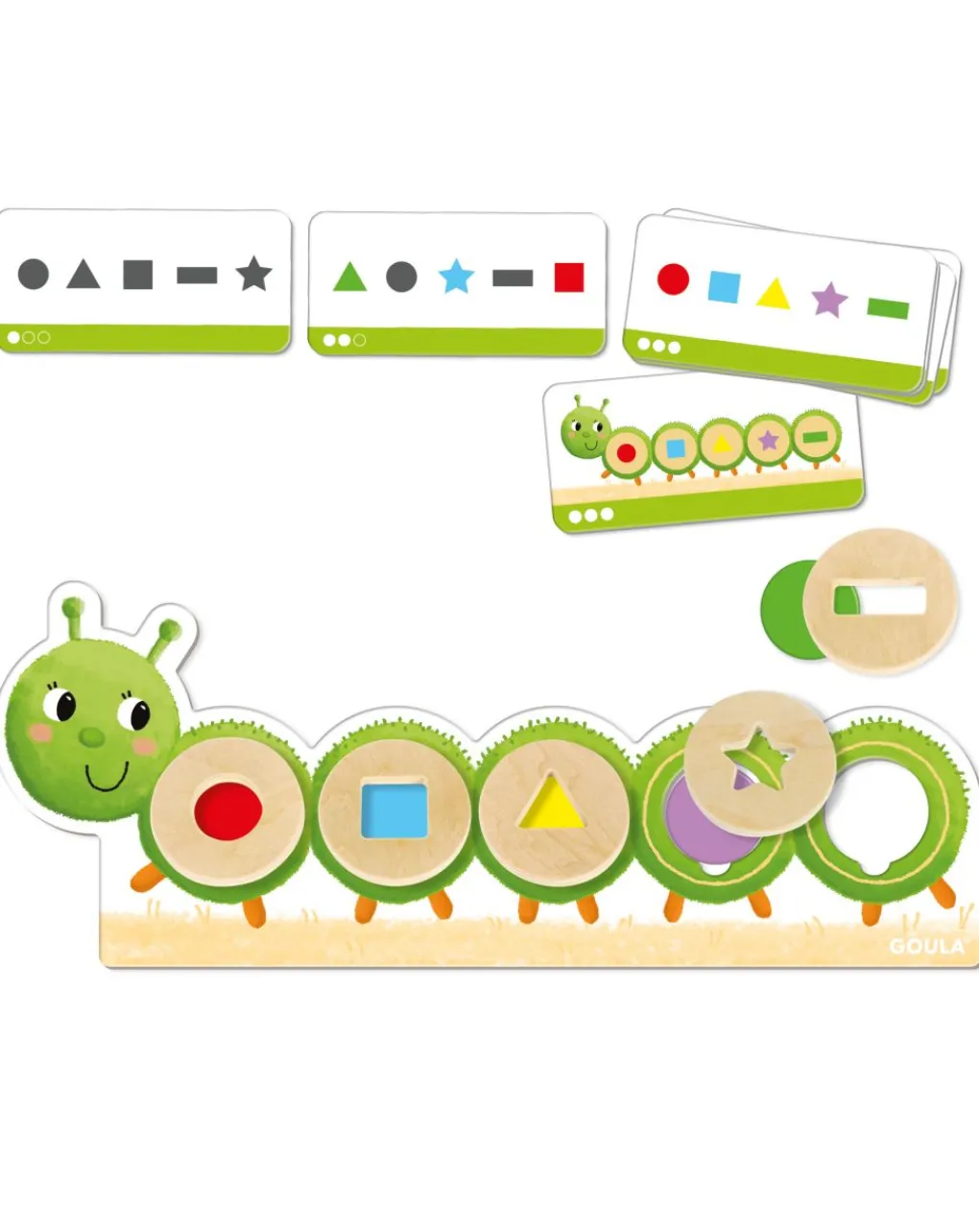Goula Giochi Primi Mesi-Bruco Forme E Colori -