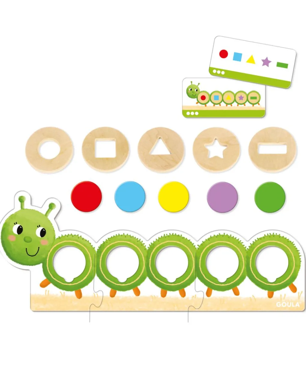 Goula Giochi Primi Mesi-Bruco Forme E Colori -