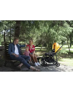 Bugaboo Passeggini-Bee 6 Completo Alu/Grigio - Grigio Melange
