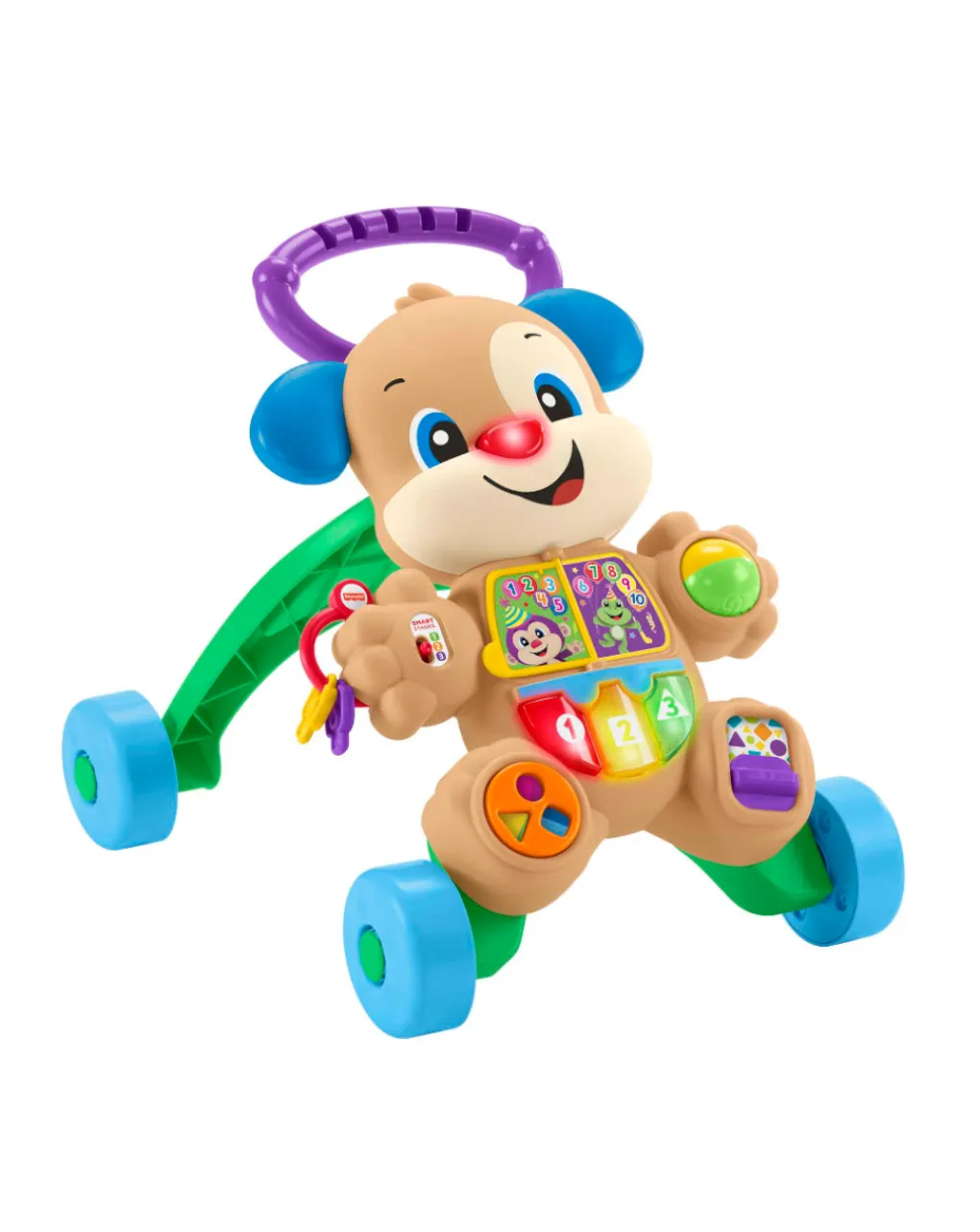 Fisher-Price Cavalcabili E Primi Passi-Cagnolino Primi Passi Ridi & Impara Smart Stages - Da 6 Mesi -
