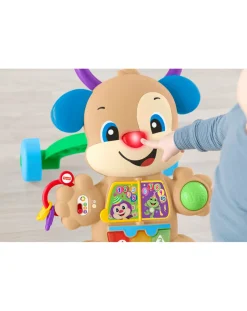 Fisher-Price Cavalcabili E Primi Passi-Cagnolino Primi Passi Ridi & Impara Smart Stages - Da 6 Mesi -