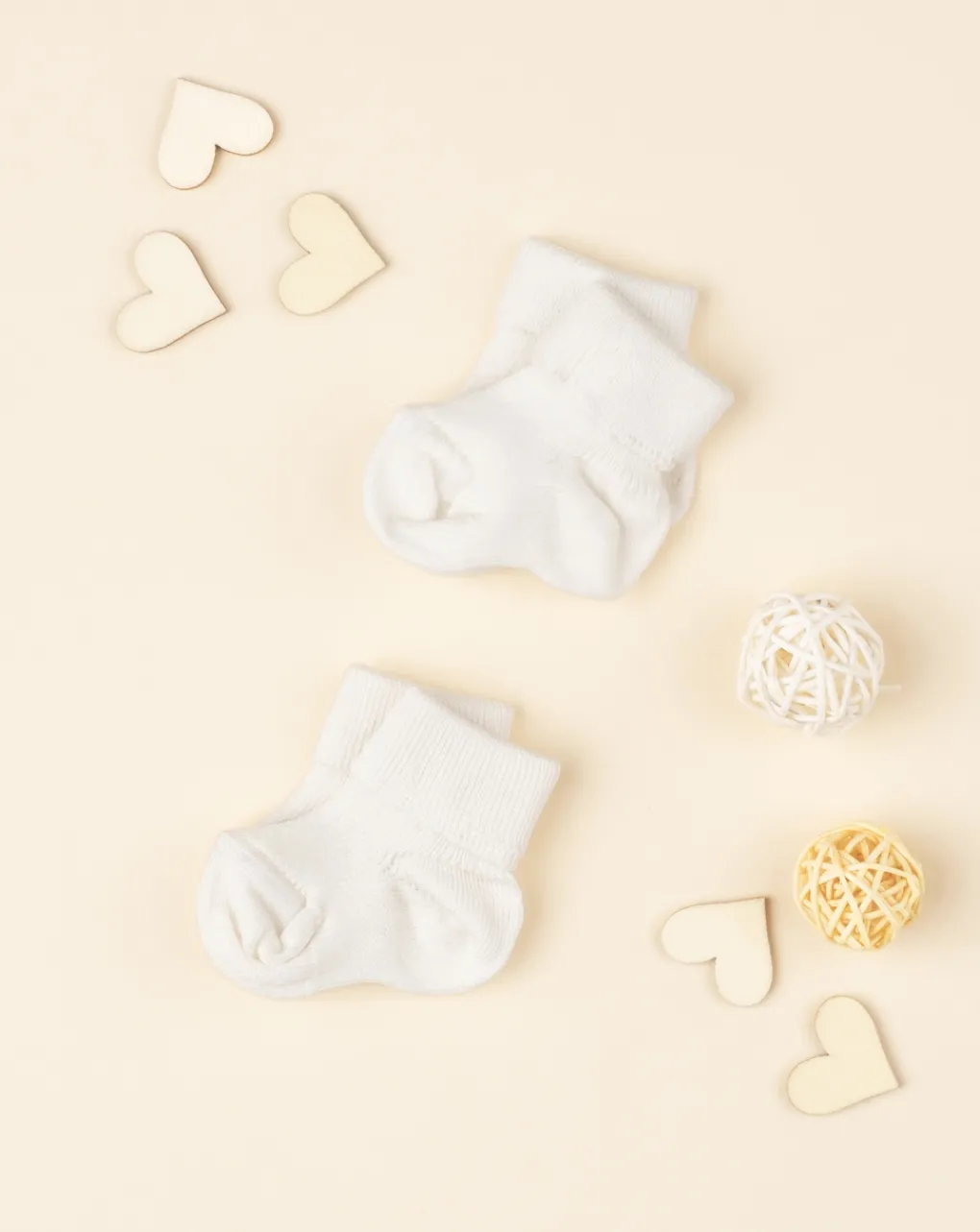 Prenatal Prematuri-Calze Unisex Prematuri White Oeko-Tex