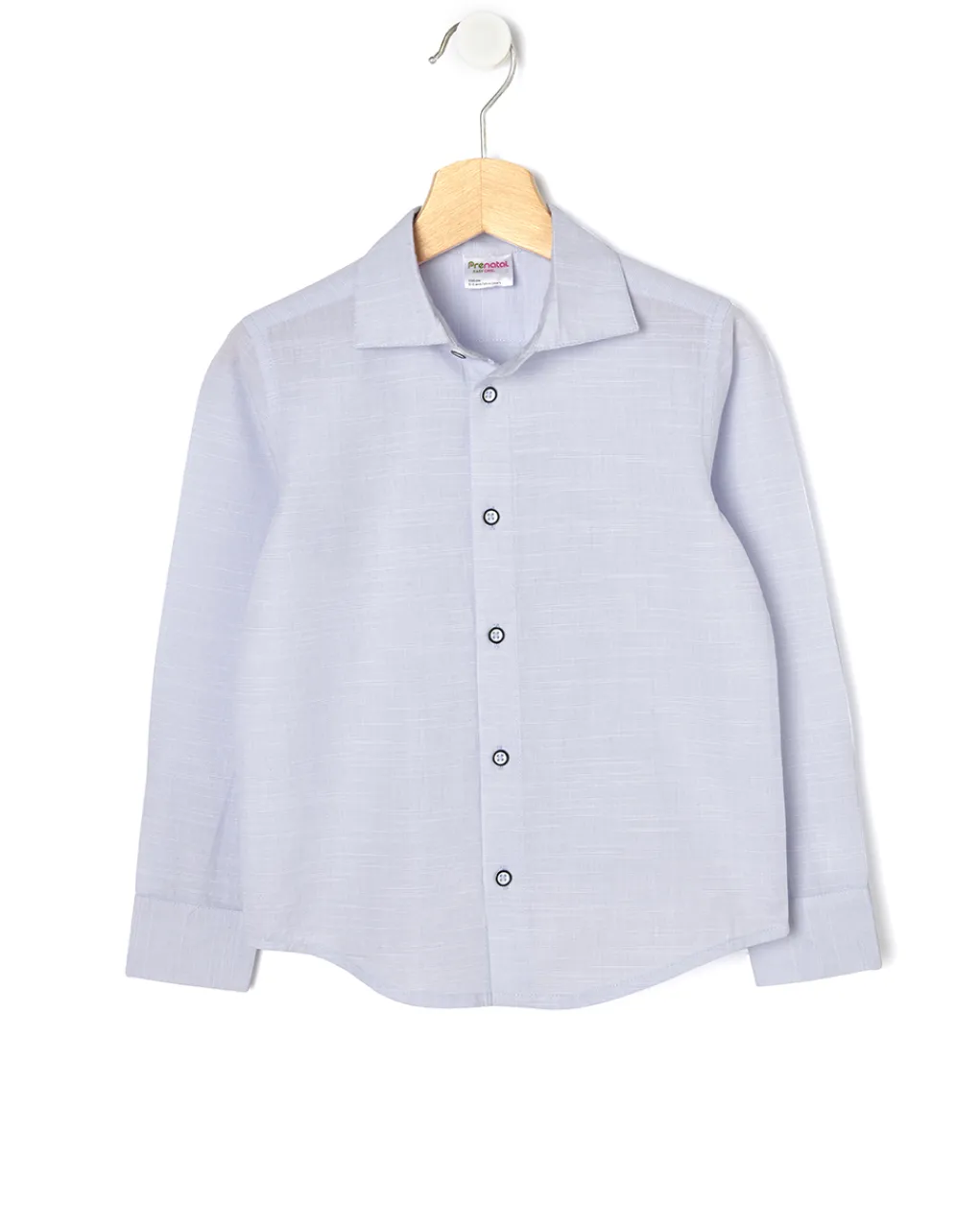 Prenatal Magliette E Camicie-Camicia Azzurra Con Bottoni Bicolor