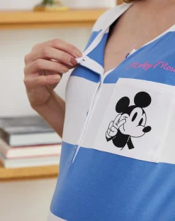 Prenatal Pigiami E Camicie Da Notte-Camicia Da Notte Allattamento A Righe Minnie Mouse