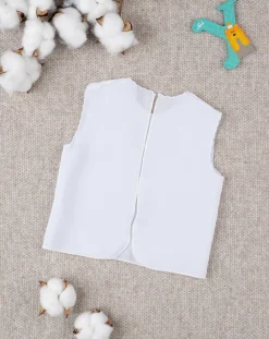 Prenatal Camicini Della Fortuna-Camicino Seta Girl White