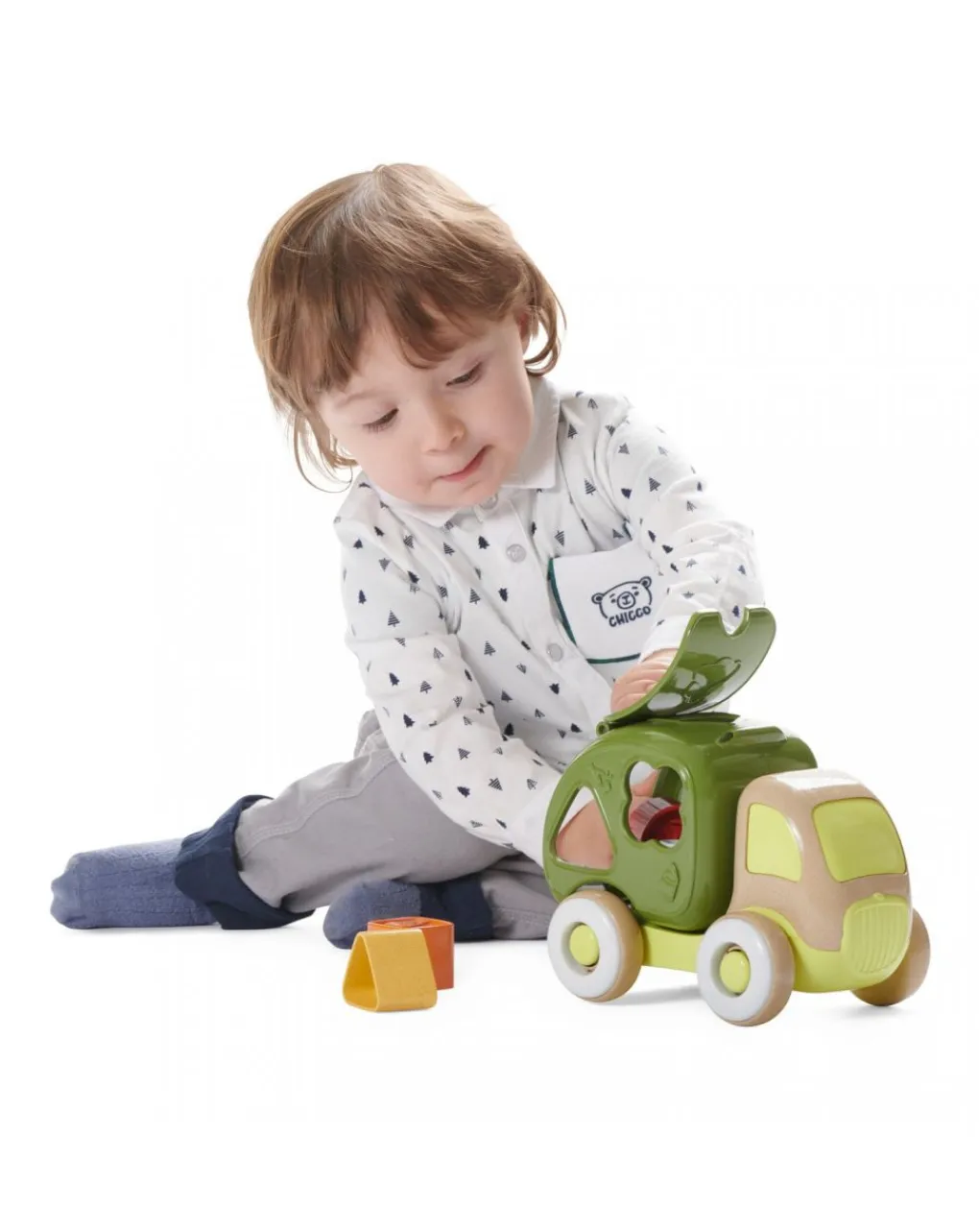 Chicco Giochi Primi Mesi-Camioncino Del Riciclo Eco+
