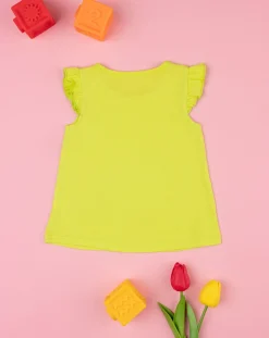 Prenatal Magliette Camicie E Body-Canotta Bimba Verde "Summer”