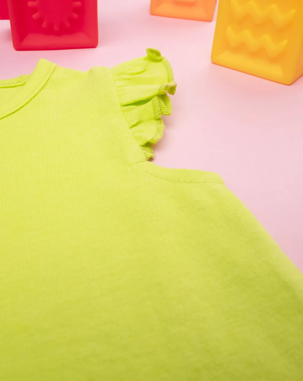 Prenatal Magliette Camicie E Body-Canotta Bimba Verde "Summer”